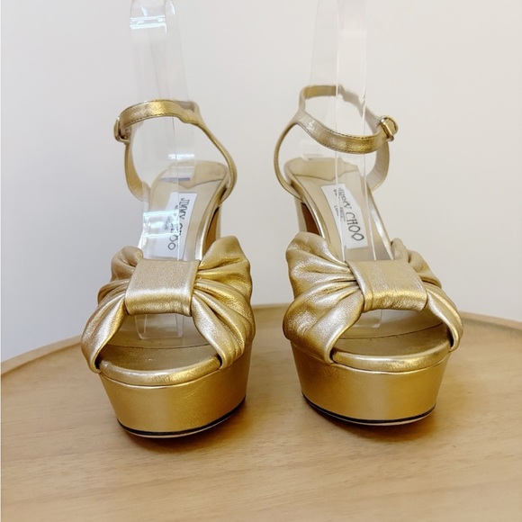 Jimmy Choo Heloise Platform Heel Sandals - Picture 9 of 16